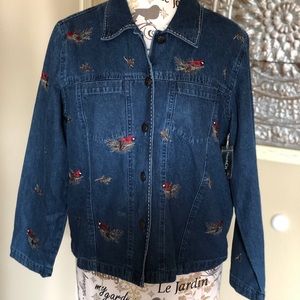 New Cute Denim Style Jacket Size XL 🎁